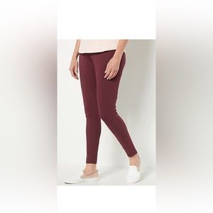 Denim & Co. Active Regular Duo Stretch Pant with Side Pocket